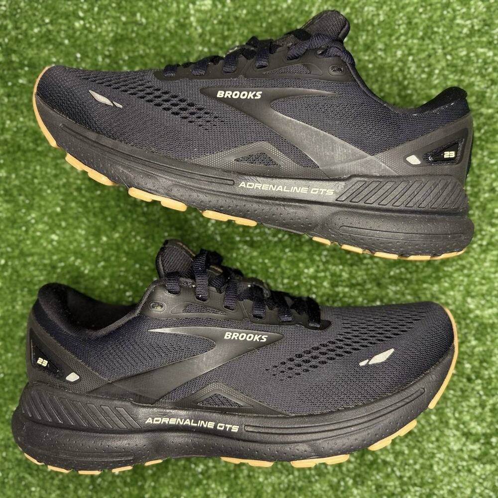 Brooks Adrenaline GTS 23 Black Women 8B Running Shoes 1203811B056